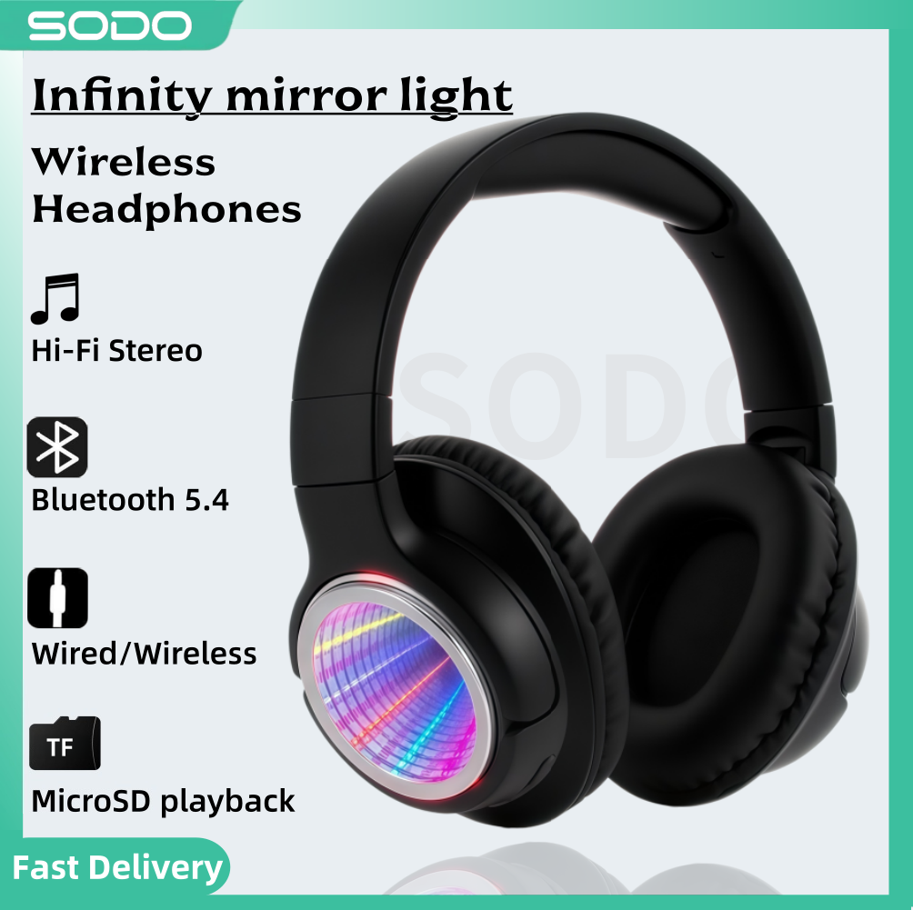 Anc Wireless Over Ear Headphones - Casque Bluetooth SODO SD1161 Abyss Light