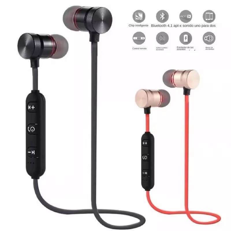 Magnetic Neckband Sports Earphones - 1/2/3/4 écouteurs Bluetooth à bande de