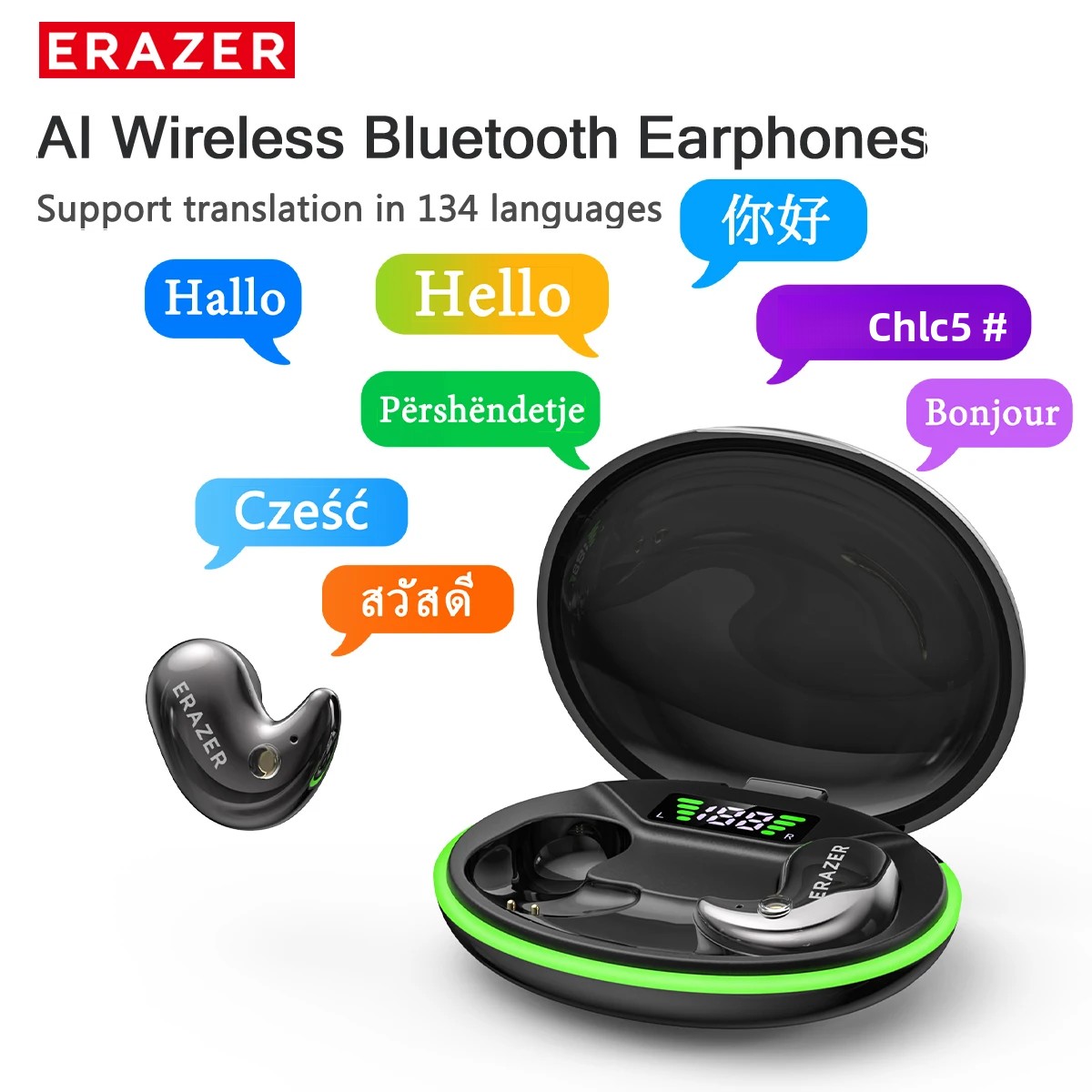 Type C Wired Earphones With Mic - Écouteurs intra-auriculaires Bluetooth EARZER XF58 avec