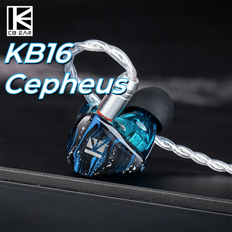 Planar Magnetic Iem Earphones - KBEAR Cepheus KB16 dans l'oreille filaire