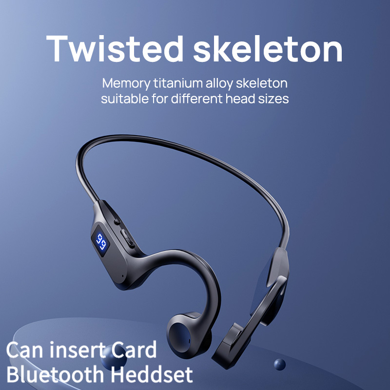 Bone Conduction Running Headphones - Écouteurs Bluetooth de sport sans fil