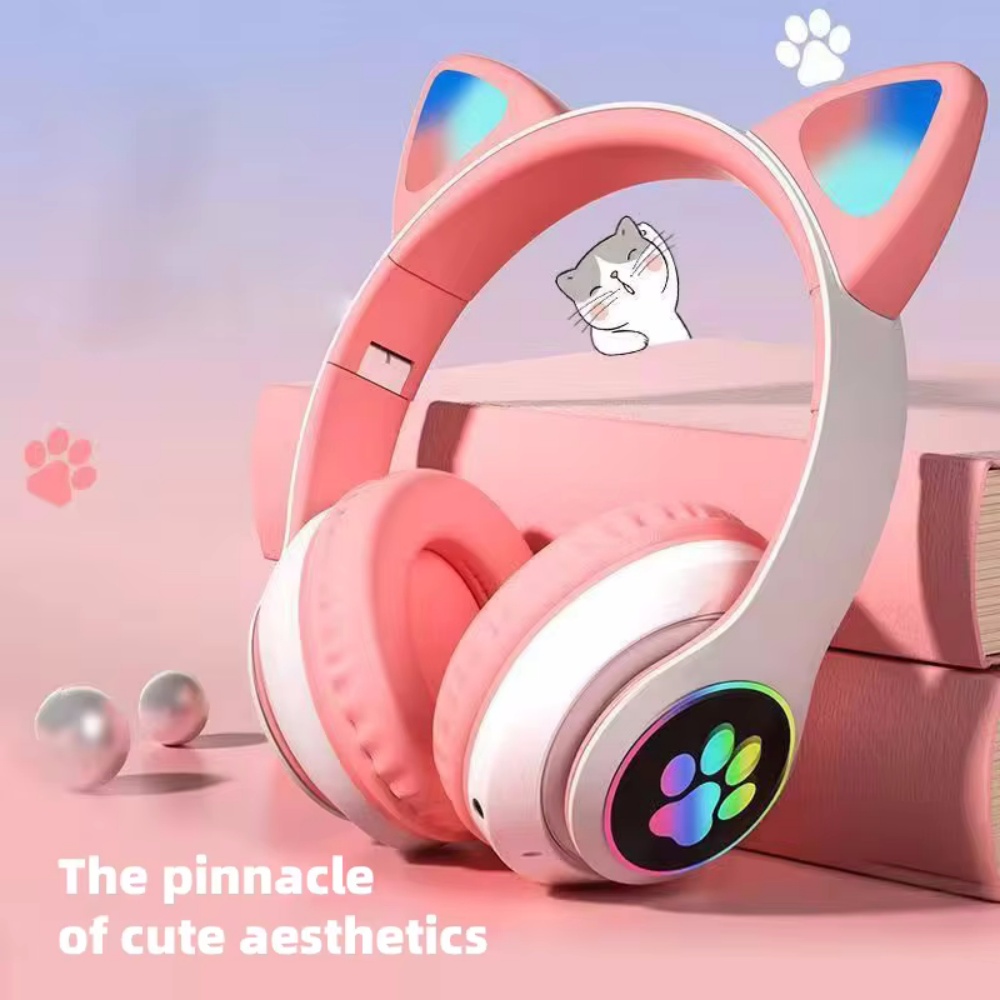 Oreille de chat mignon Bluetoo - Cat Ear Bluetooth Headset Led avis et prix