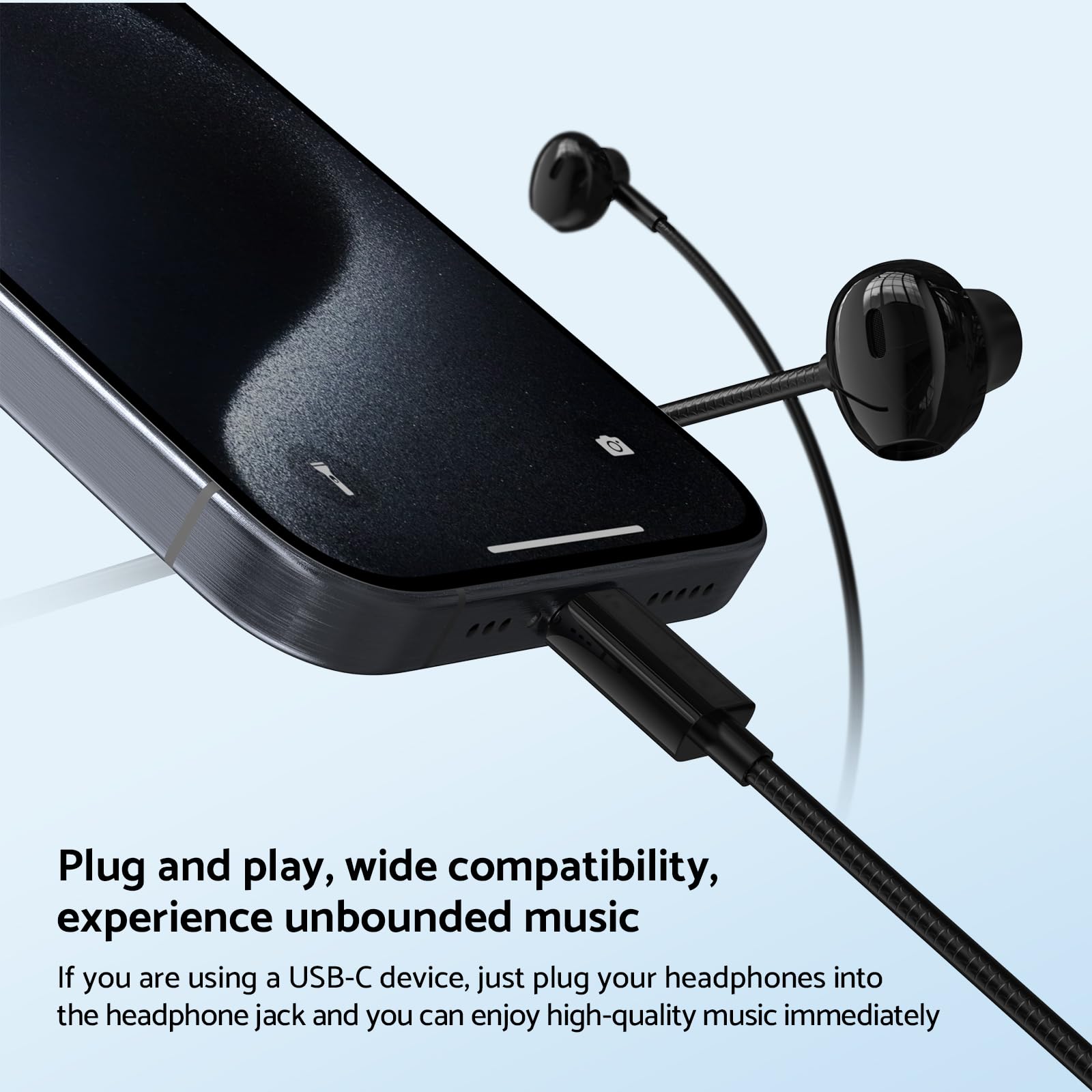 Écouteurs intra-auriculaires f - Type C Wired Earphones With Mic avis et prix