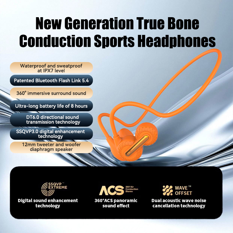 Écouteurs sportifs Bluetooth à - Bone Conduction Running Headphones avis et prix