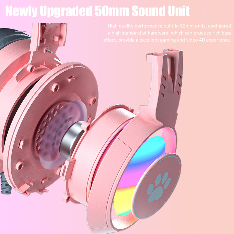 Casque de jeu d'oreille de cha - Gaming Headset With Mic Rgb avis et prix