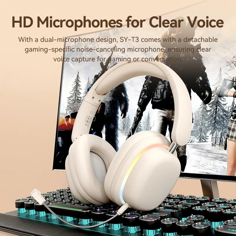 Écouteurs de jeu Bluetooth san - Gaming Headset With Mic Rgb avis et prix
