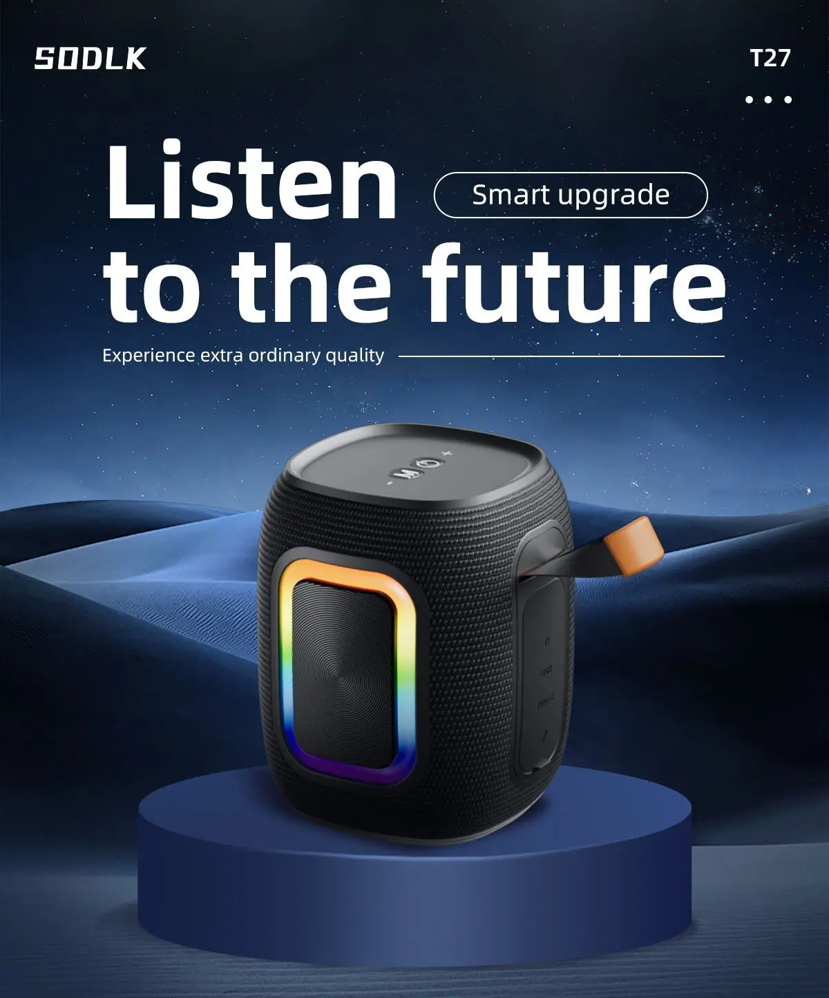 SODLK T26 Mini Enceinte Blueto - Portable Bluetooth Speaker Waterproof Ipx7 avis et prix